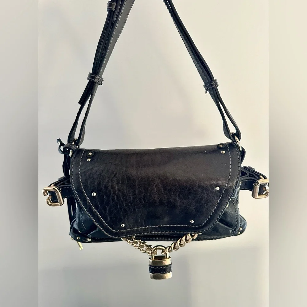 Vintage Chloe navy blue Paddington bag - Picture 2 of 16